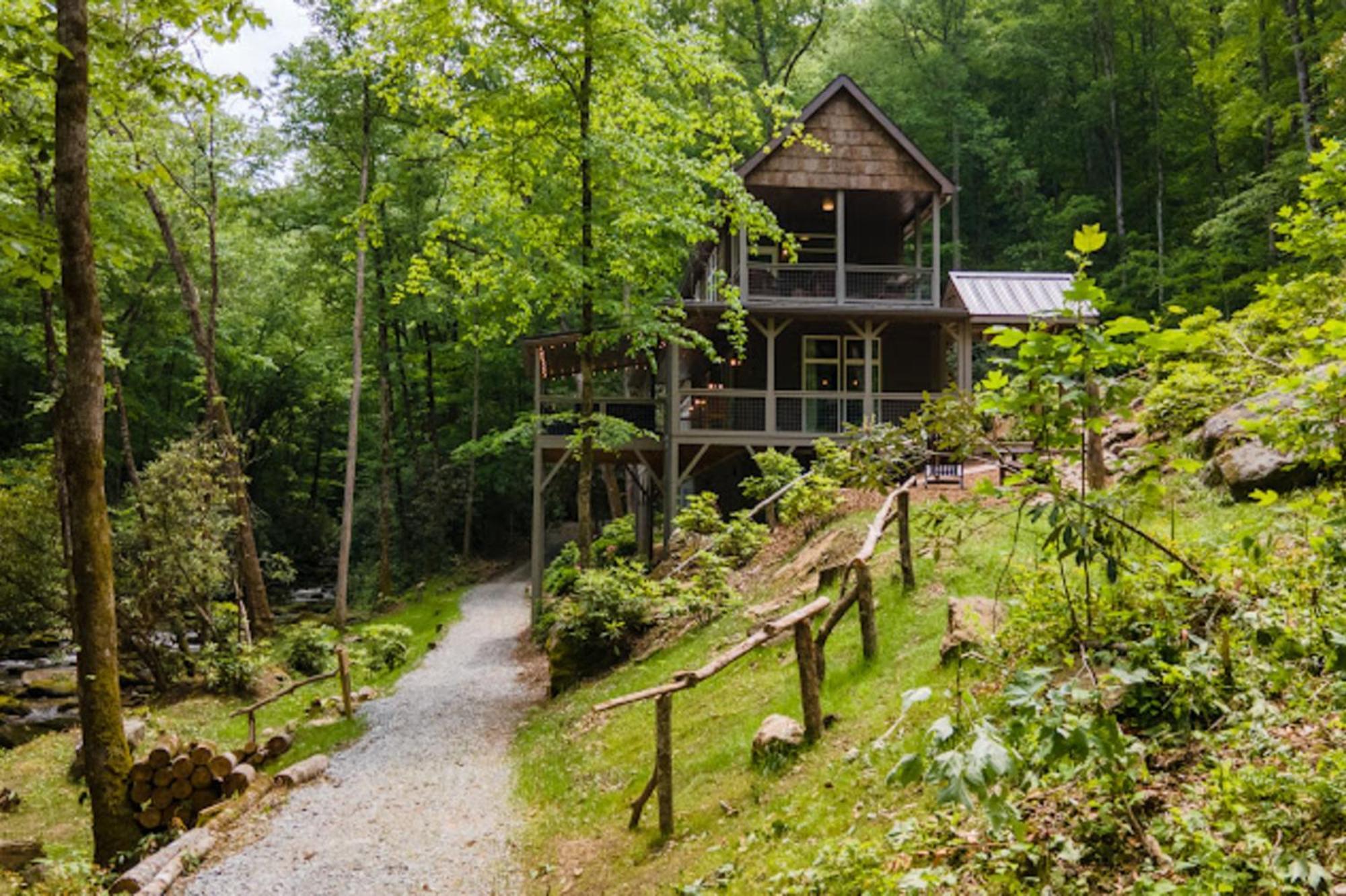 Creel Lodge At Middle Creek Otto Exterior photo
